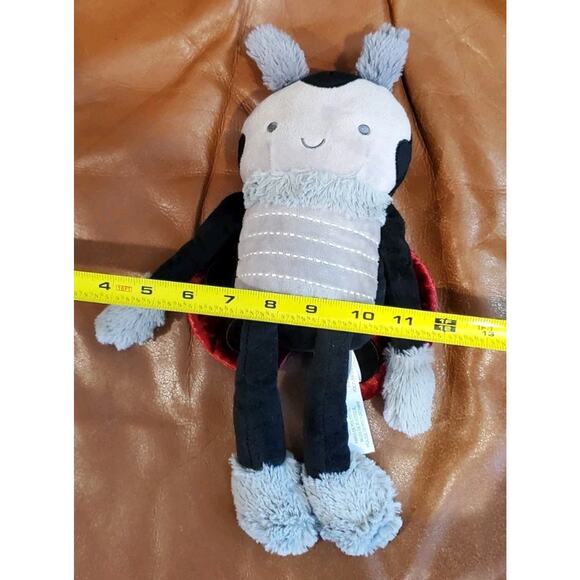 12 In Animal Adventure Lady Bug Ladybug Stuffed Animal Plush Embroidered Eyes - Picture 7 of 7